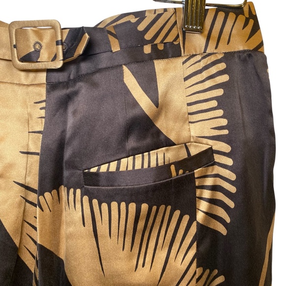 NWT Equipment Saganne Pant Marron Foncee/Taroudant Tan sz 00 - Picture 4 of 14